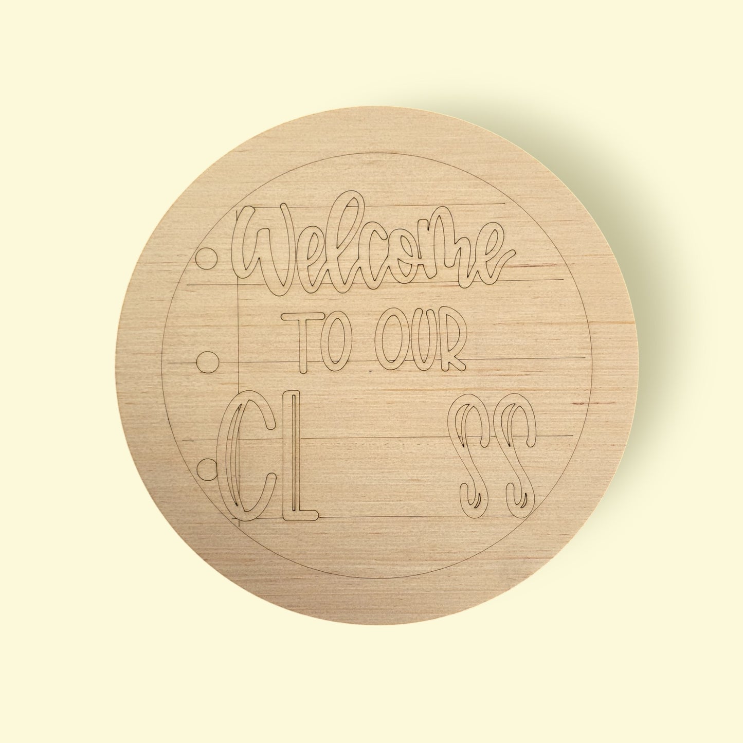 Welcome To Our Classroom Interchangeable (AB145)