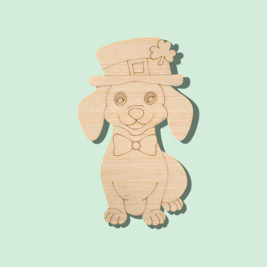 Saint Patricks Day Dachshund (PP032)