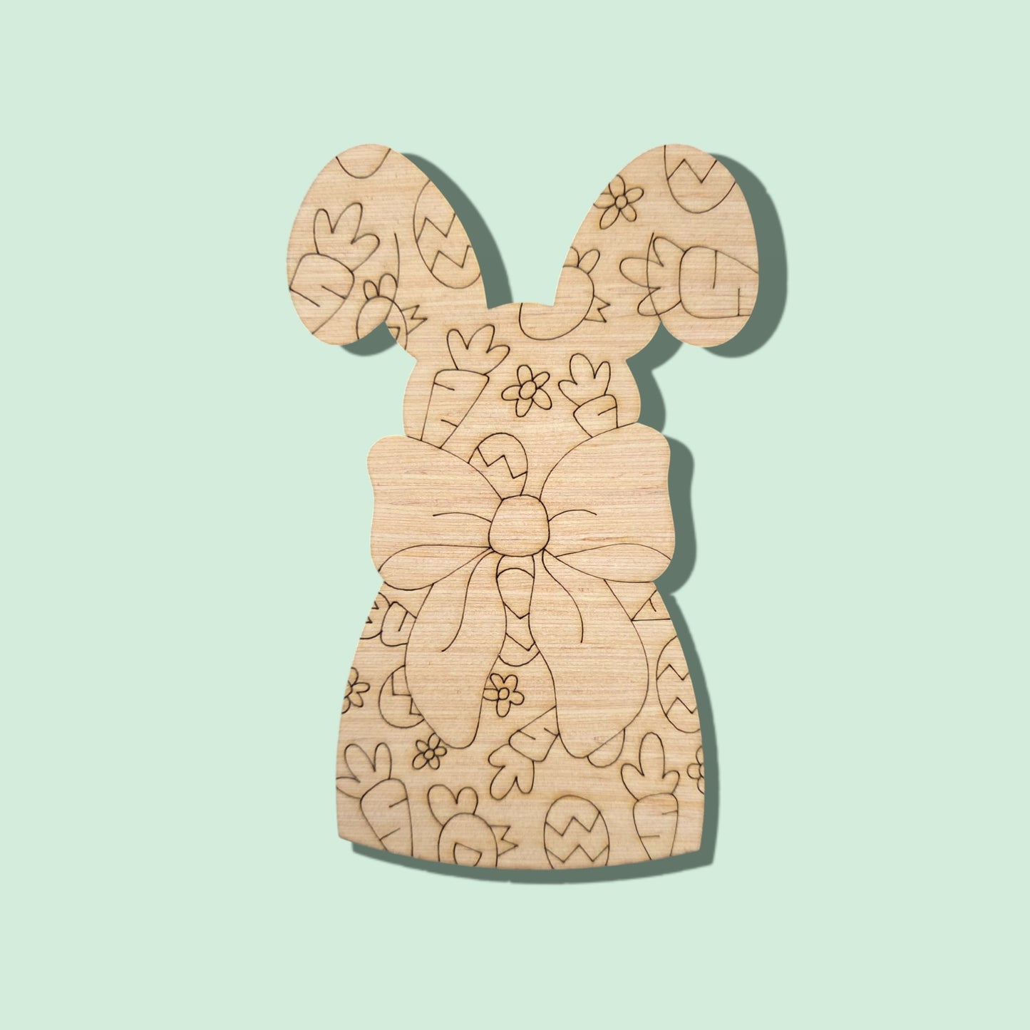 Easter Bunny With Bow (KA046)
