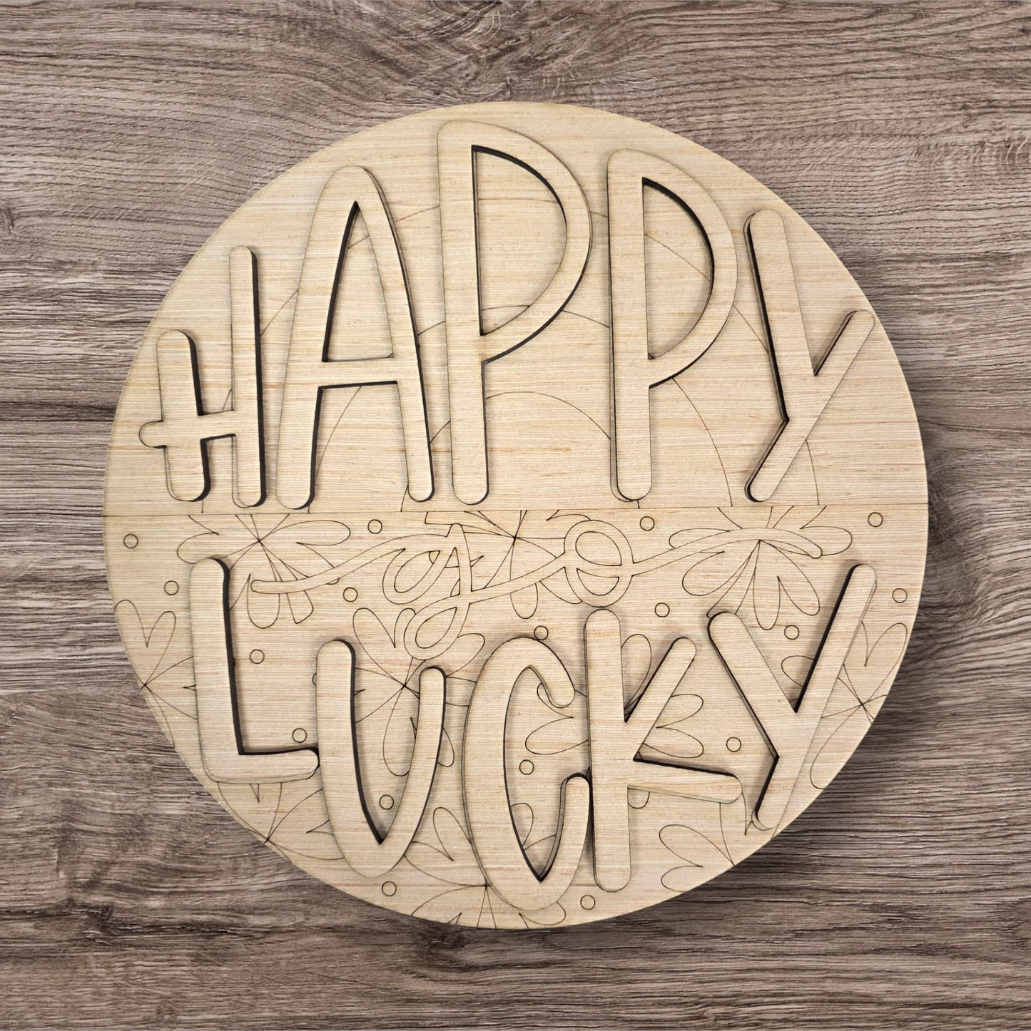 3D Happy Go Lucky Round (AB038-3D)