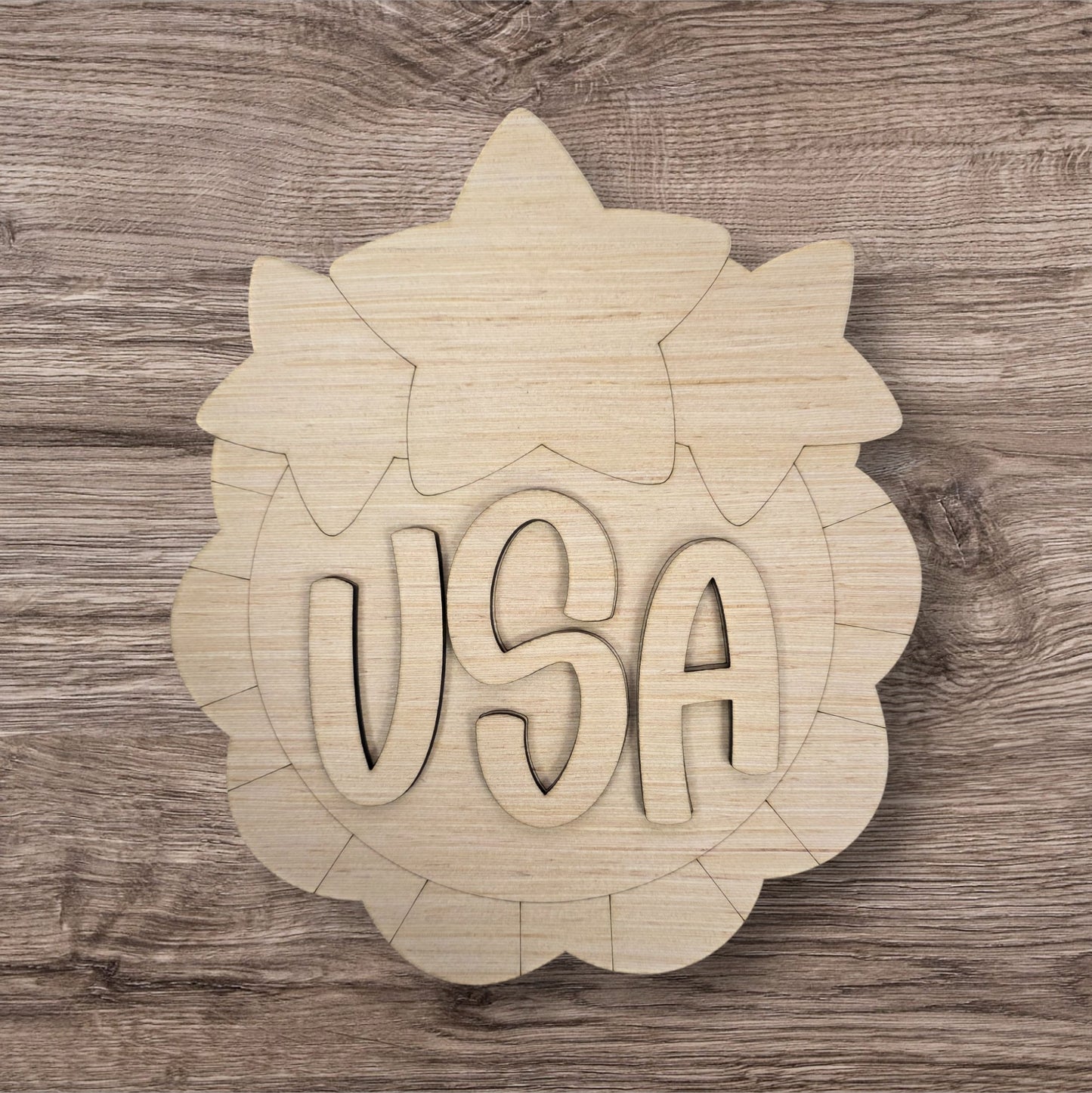 3D USA Round (AB071-3D)