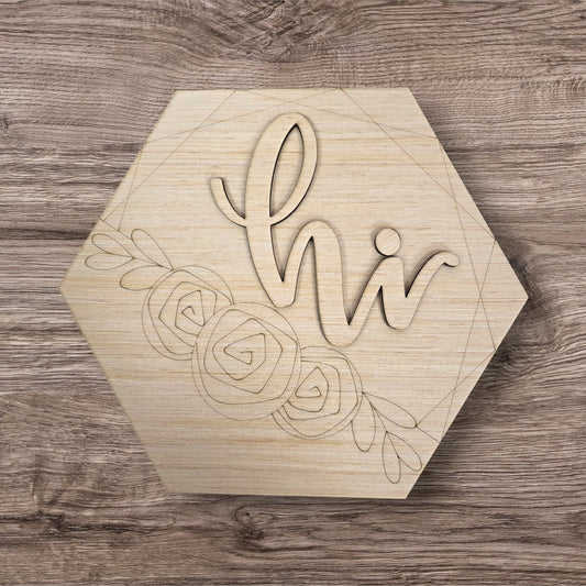 3D Hexagon Hi (AB042-3D)