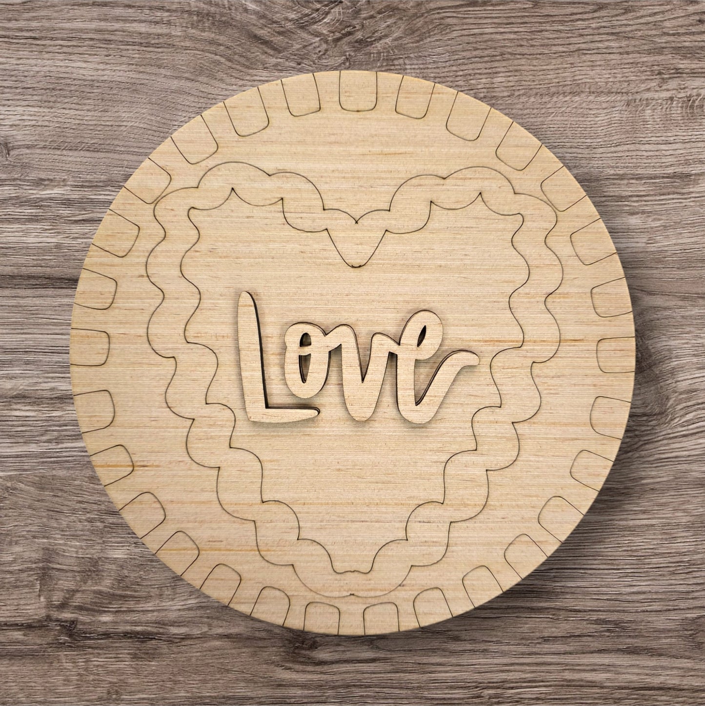 3D Love Round (KW154-3D)