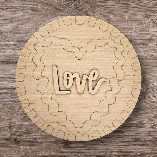 3D Love Round (KW154-3D)
