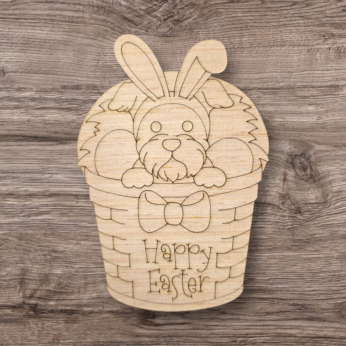 Schnauzer Easter Basket (PC193)