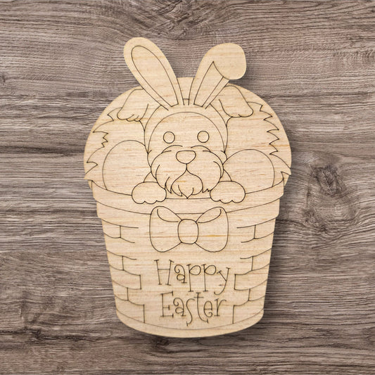 Schnauzer Easter Basket (PC193)
