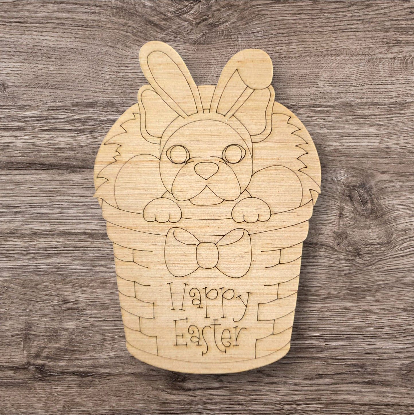 Boston Terrier Easter Basket (PC191)