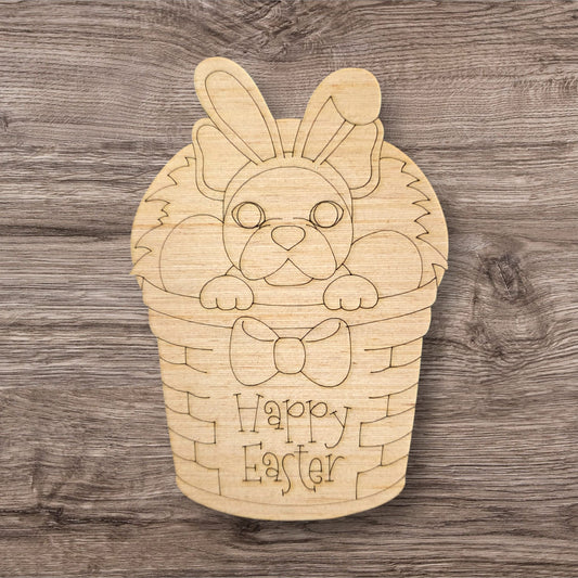 Boston Terrier Easter Basket (PC191)