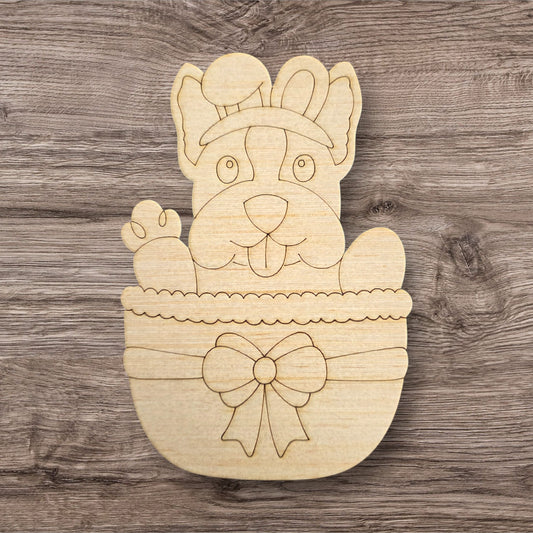 Boston Terrier Easter Basket (GM101)