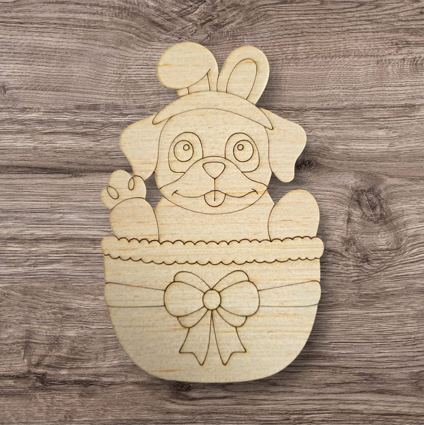 Pug Easter Basket (GM111)