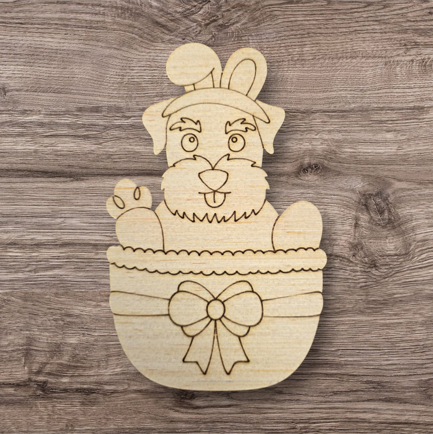 Schnauzer Easter Basket (GM113)