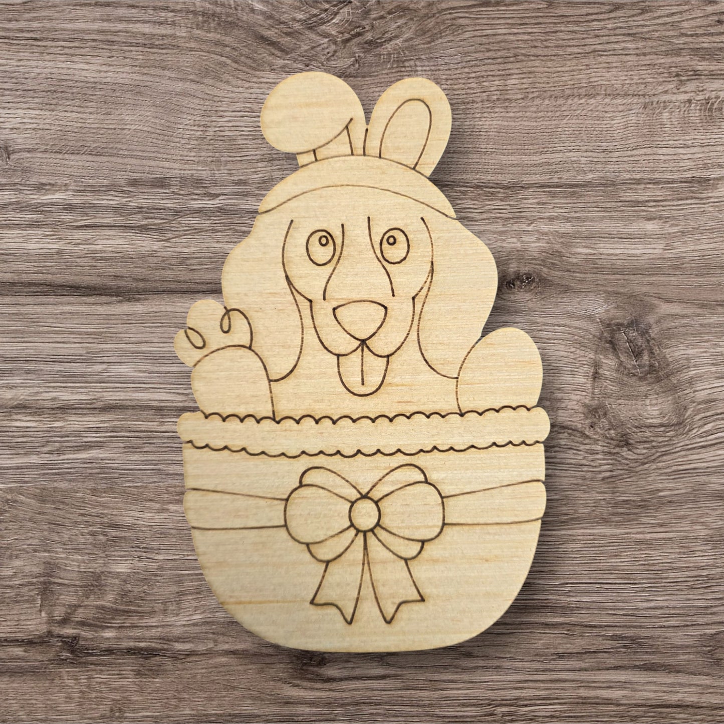 Short Hair Dachshund Easter Basket (GM114)