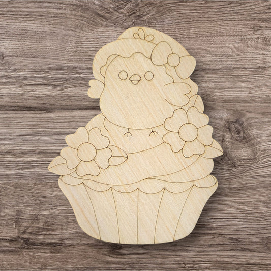 Chick On Cupcake (PC198)