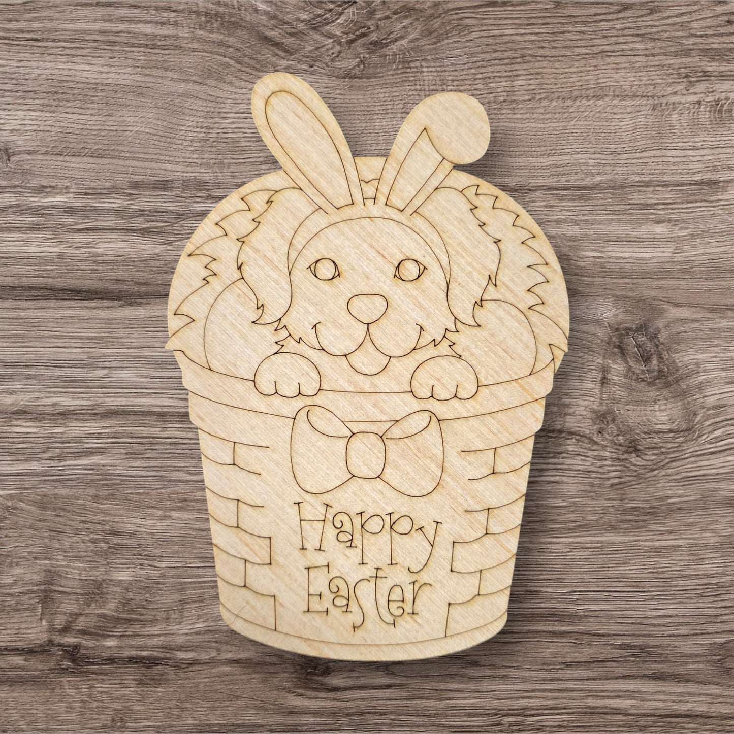 Golden Retriever Easter Basket (PC195)