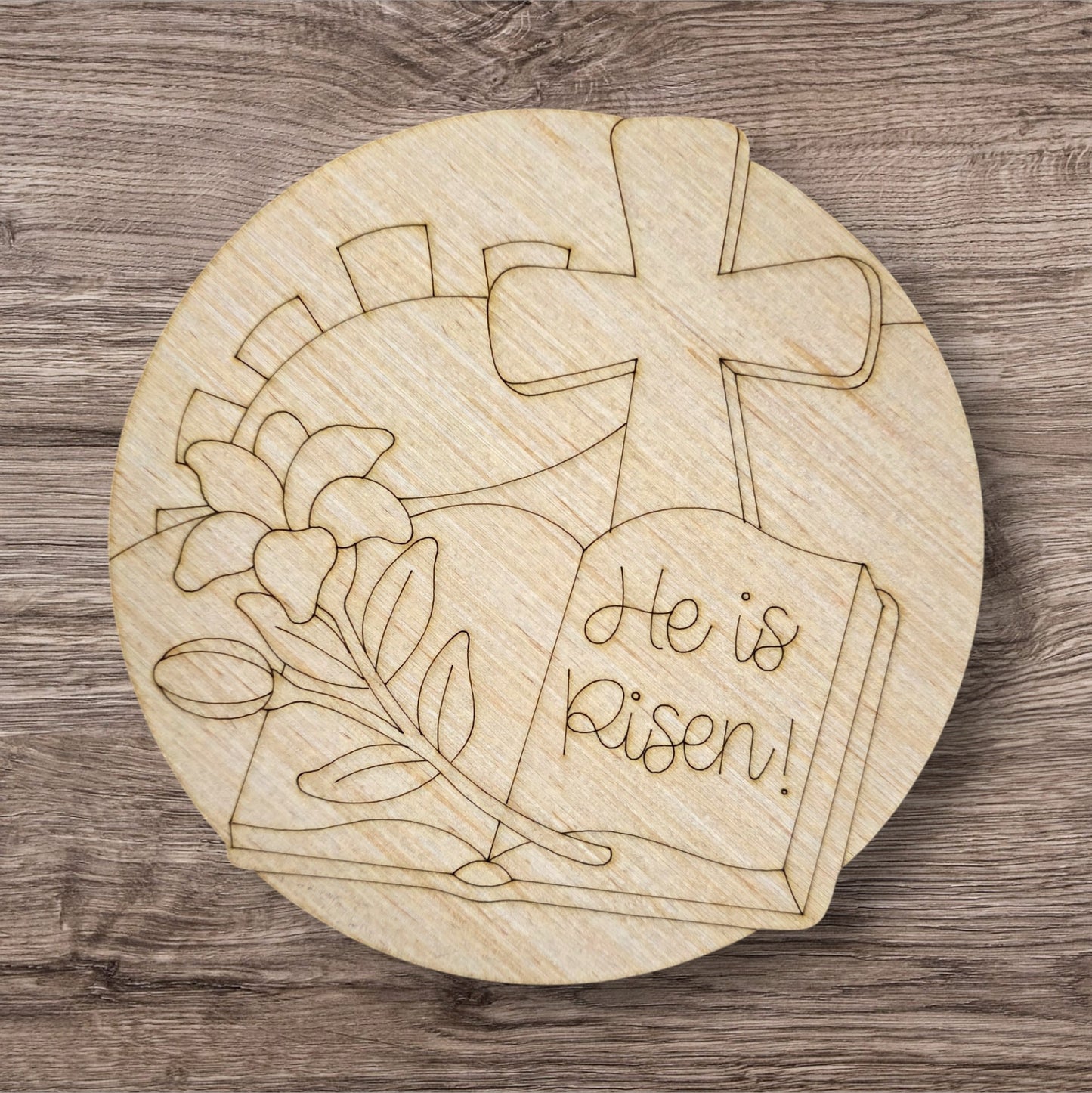 He Is Risen Round (PC196)