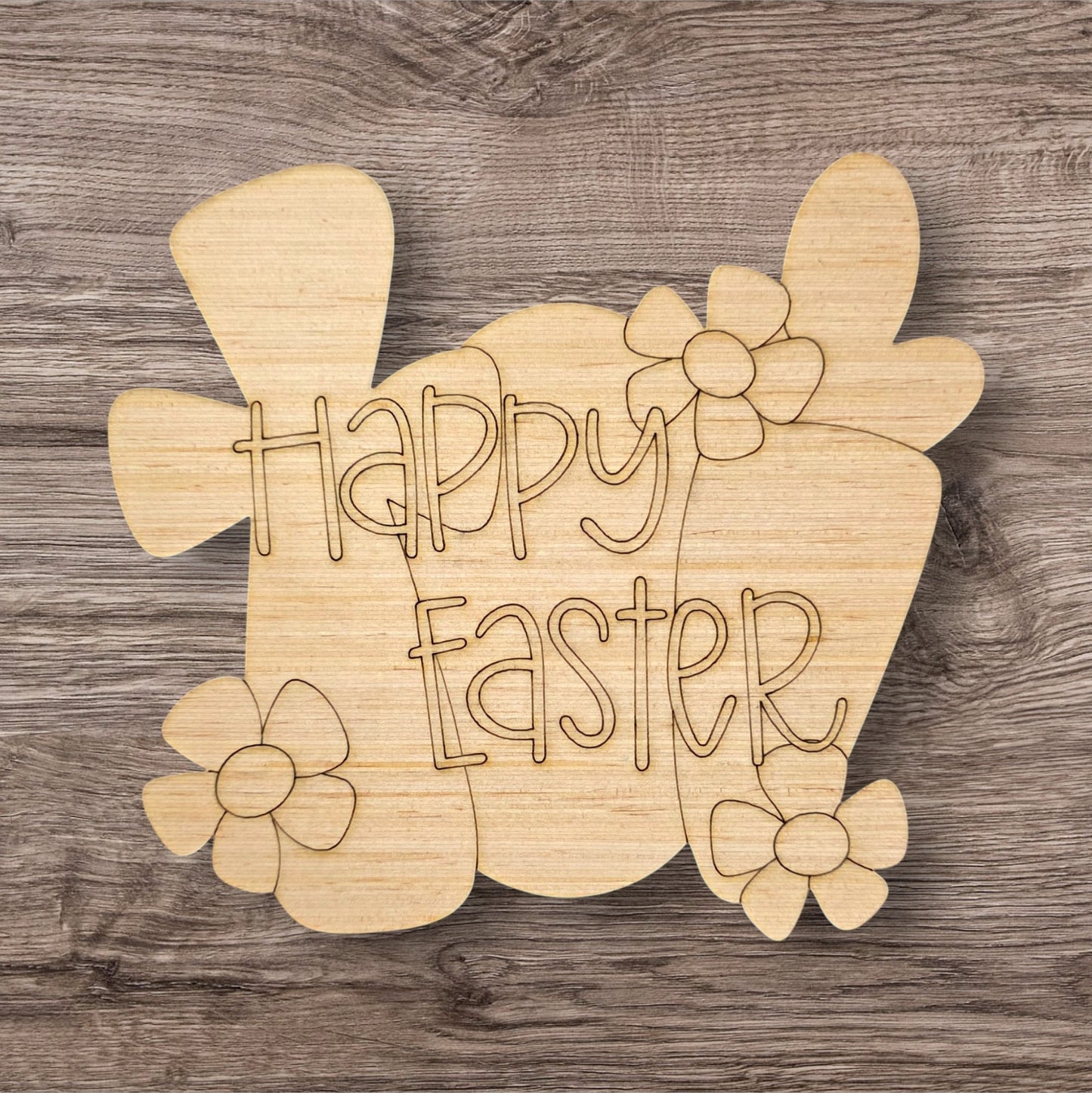 Happy Easter Cross & Carrots (KA064)