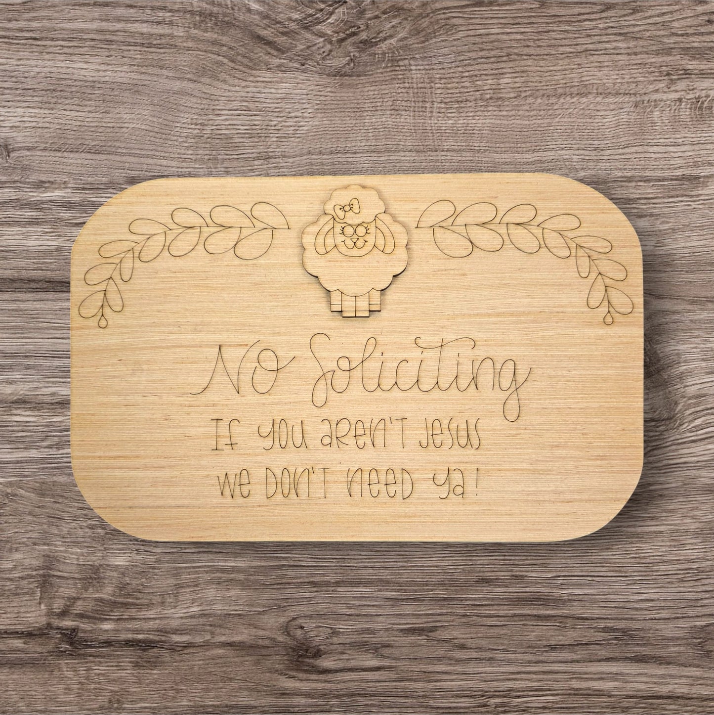 No Soliciting Interchangeable (WP064)