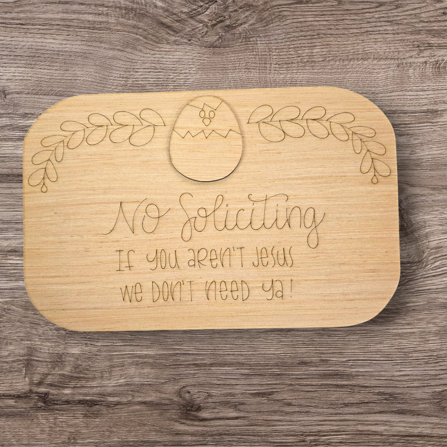 No Soliciting Interchangeable (WP064)