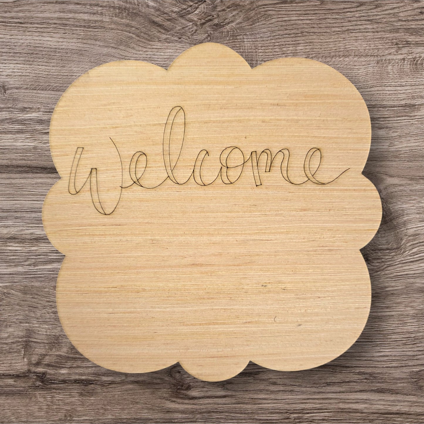 Welcome Scallop Interchangeable Base (WP066)