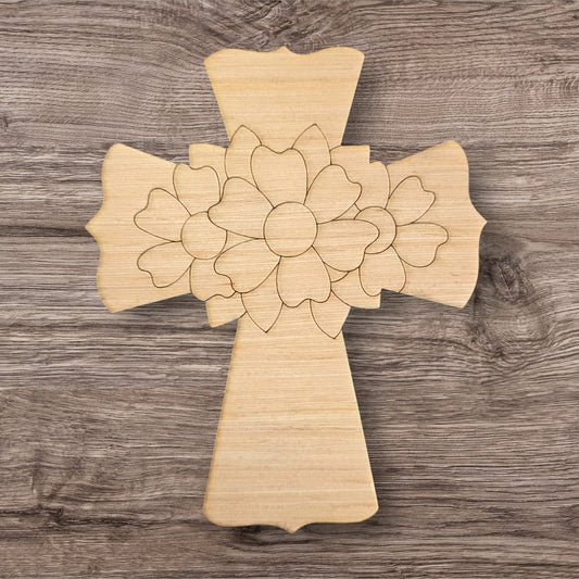 Floral Cross (PP041)
