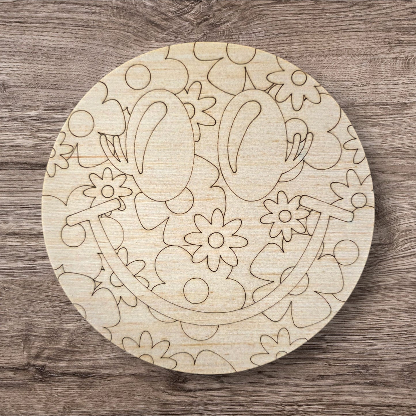 Floral Smiley Face (RL109)