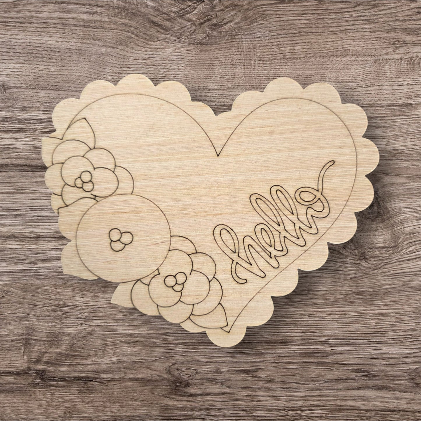 Floral Heart (RL128)