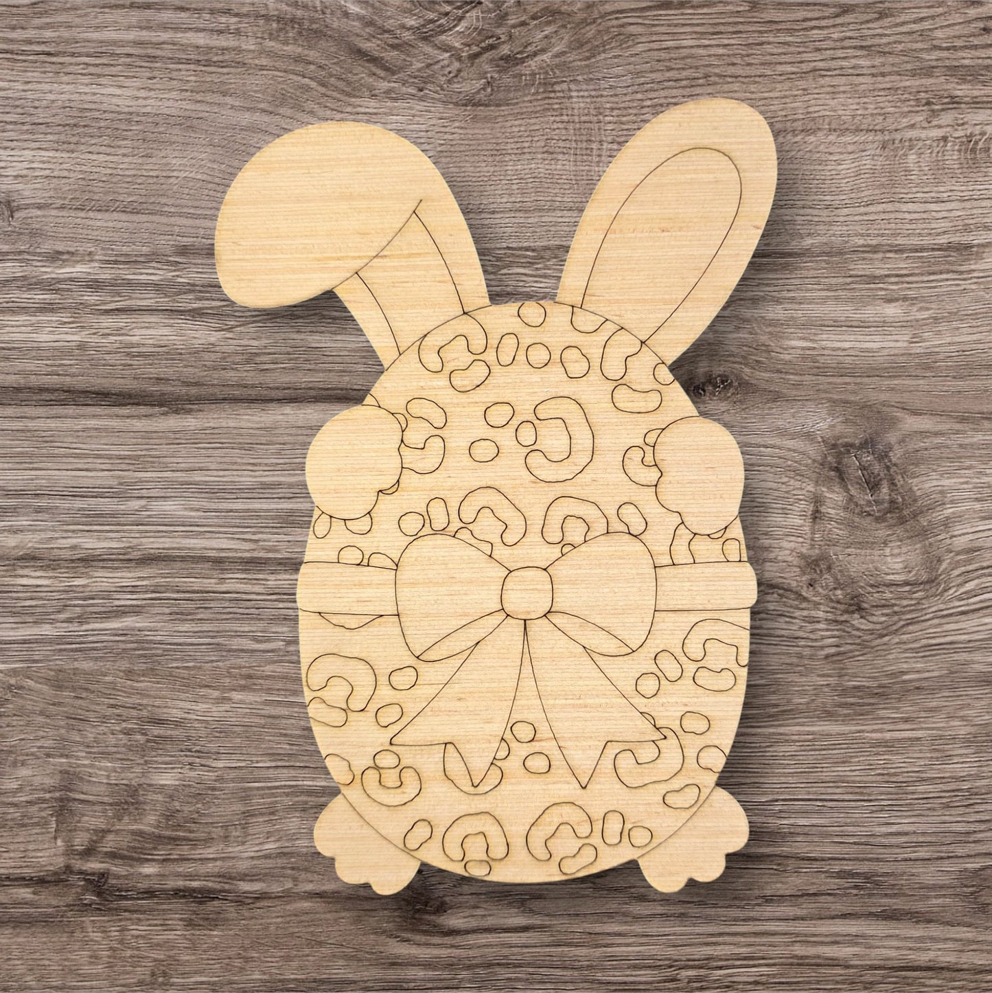 Cheetah Easter Bunny Egg (GM028)