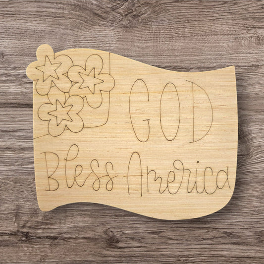 God Bless America Flag (GM002)