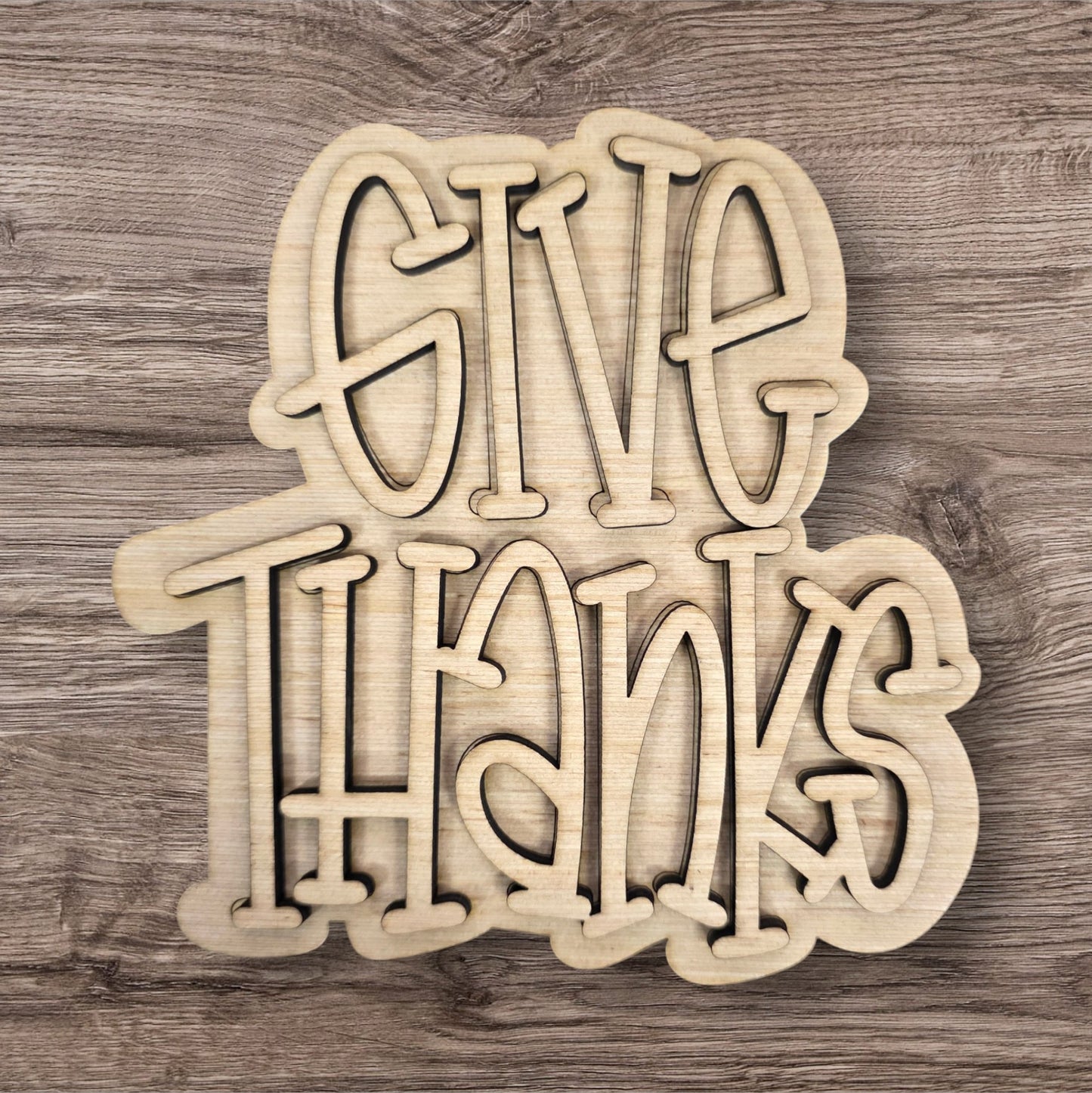 3D Give Thanks (MJ148-3D)