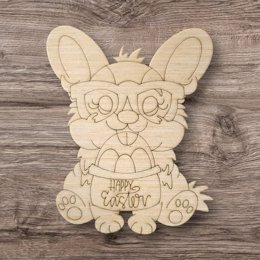 Happy Easter Corgi (MJ022)