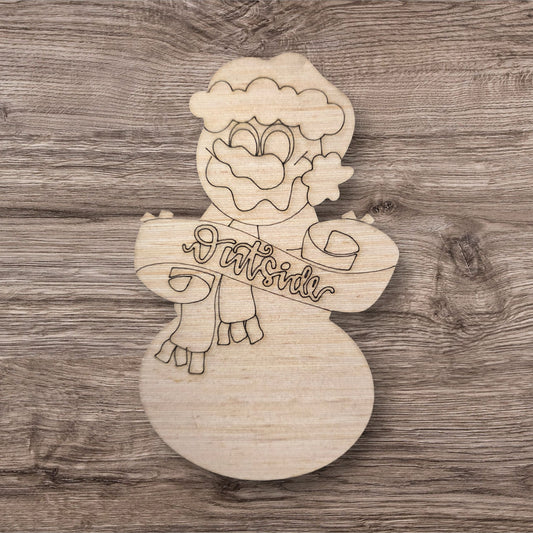 Snowman "Outside"  (MJ013)