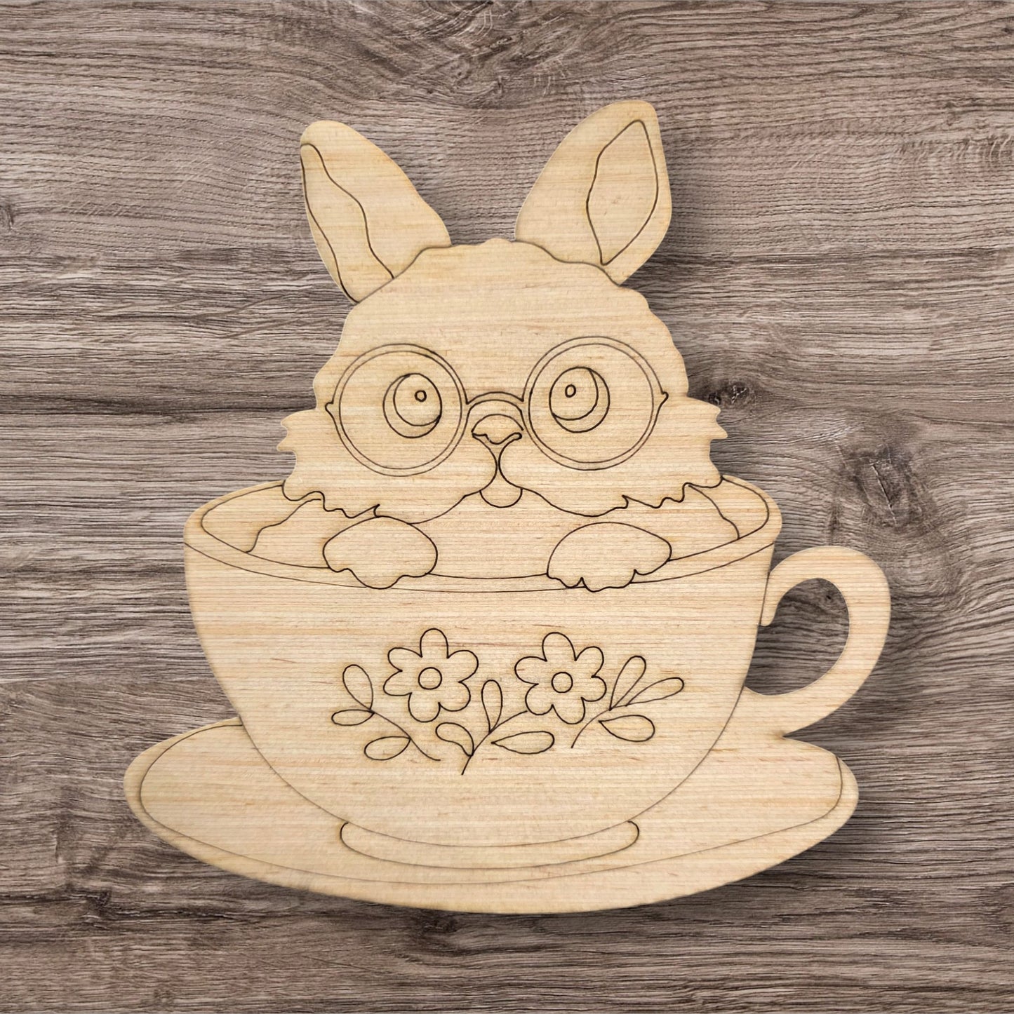 Bunny In Tea Cup (DD067)