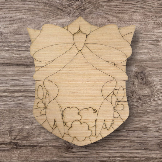 Shield Plaque With Bow (RA054)