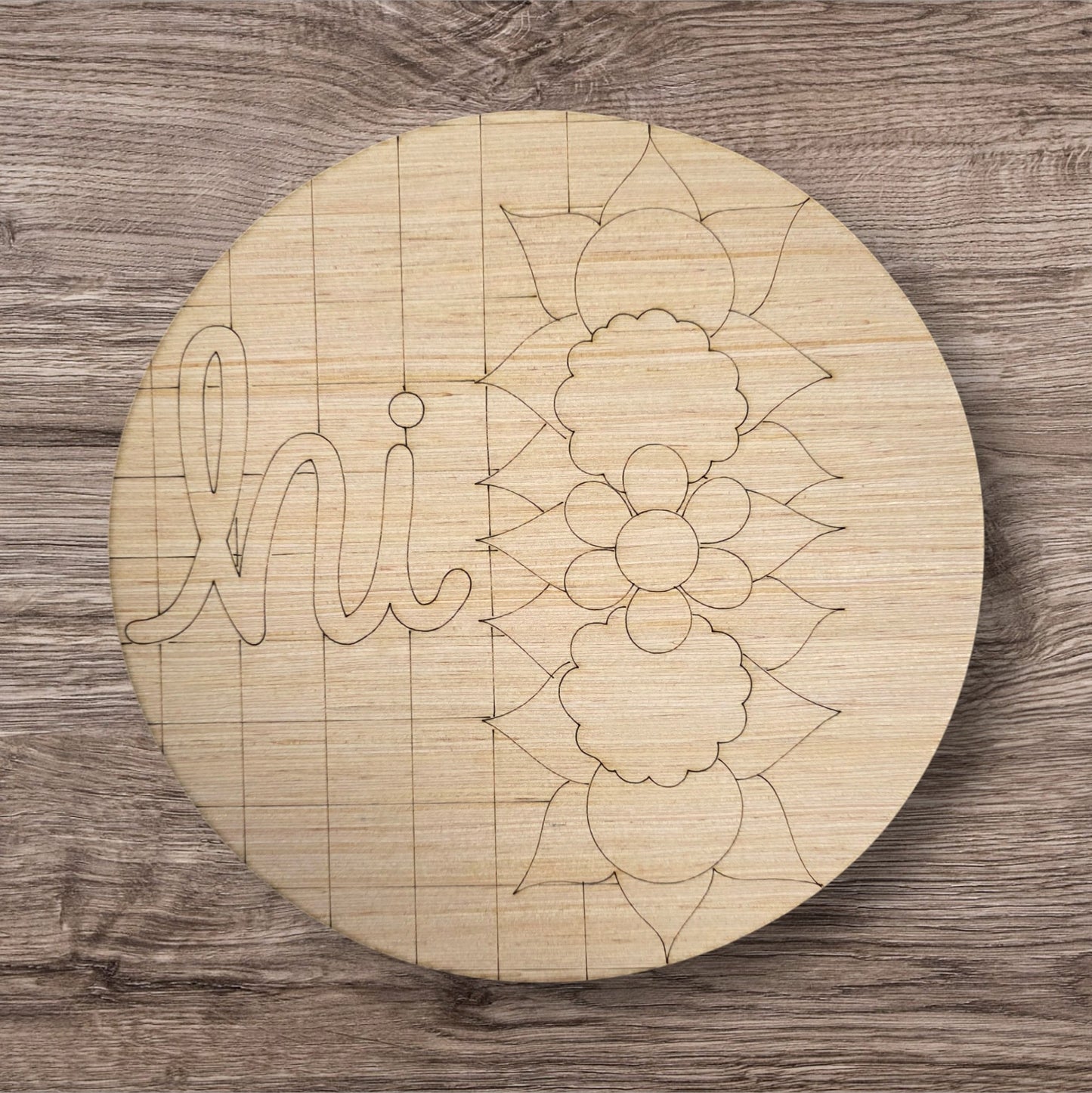 Floral Hi Round (WP073)