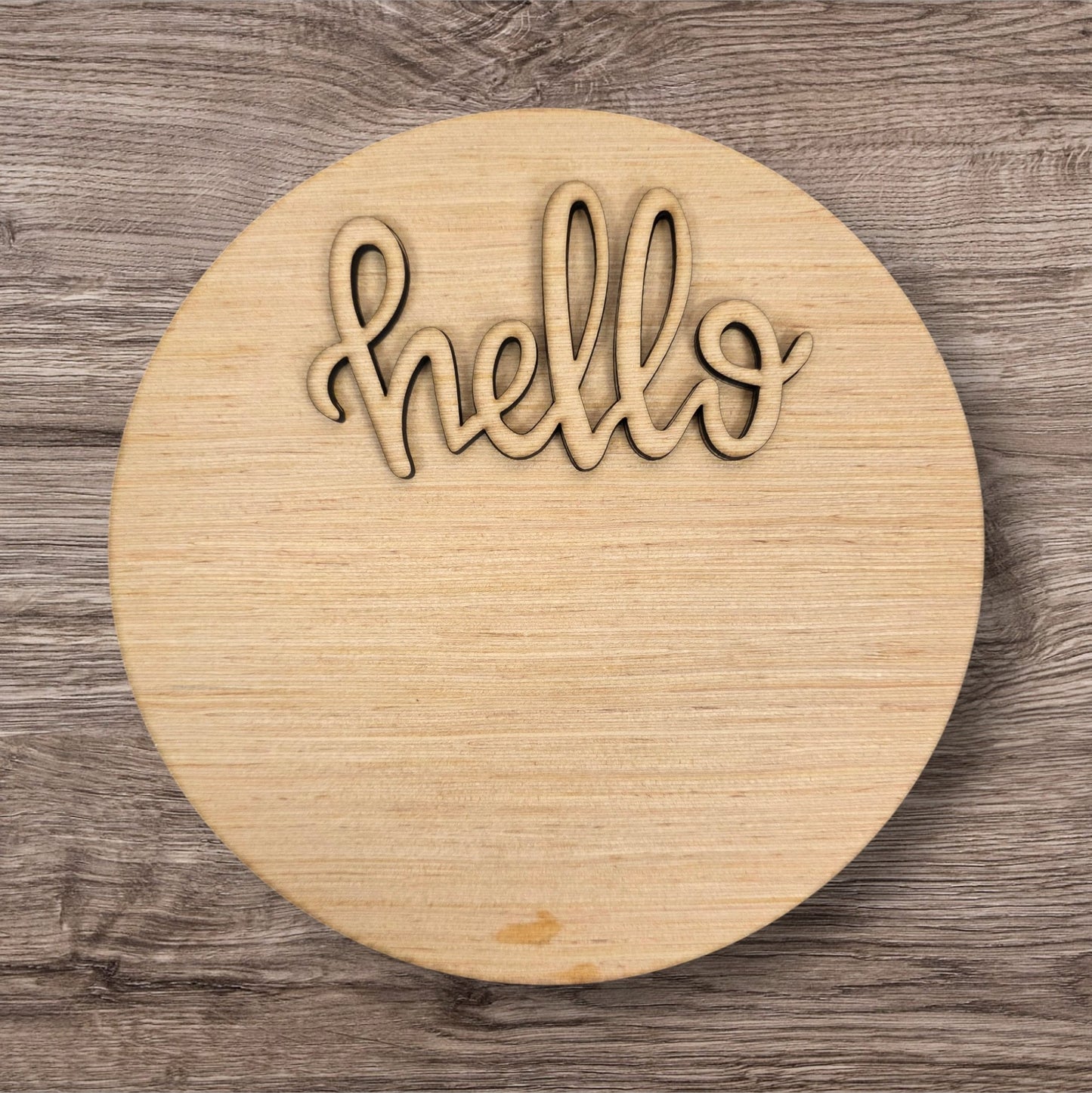 3D Hello Round (BC032-3D)