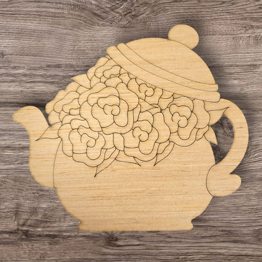 Floral Teapot (PP054)