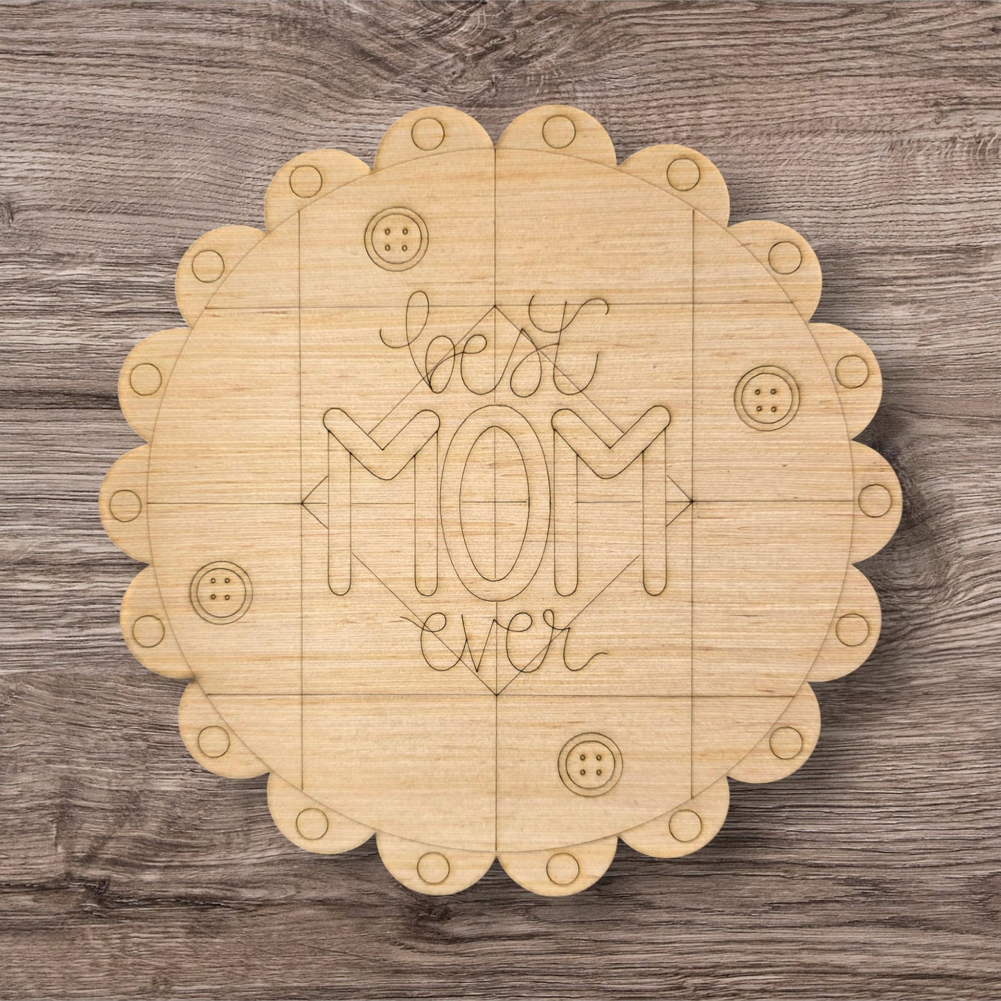 Best Mom Ever Patchwork Quilt (WP078)