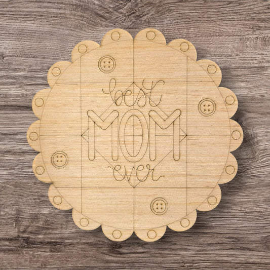 Best Mom Ever Patchwork Quilt (WP078)