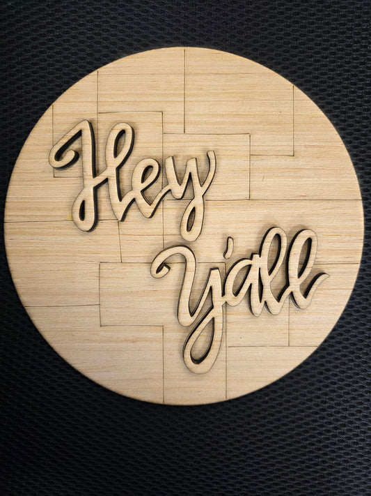 3D Hey Yall Patchwork Quilt (RA160-3D)