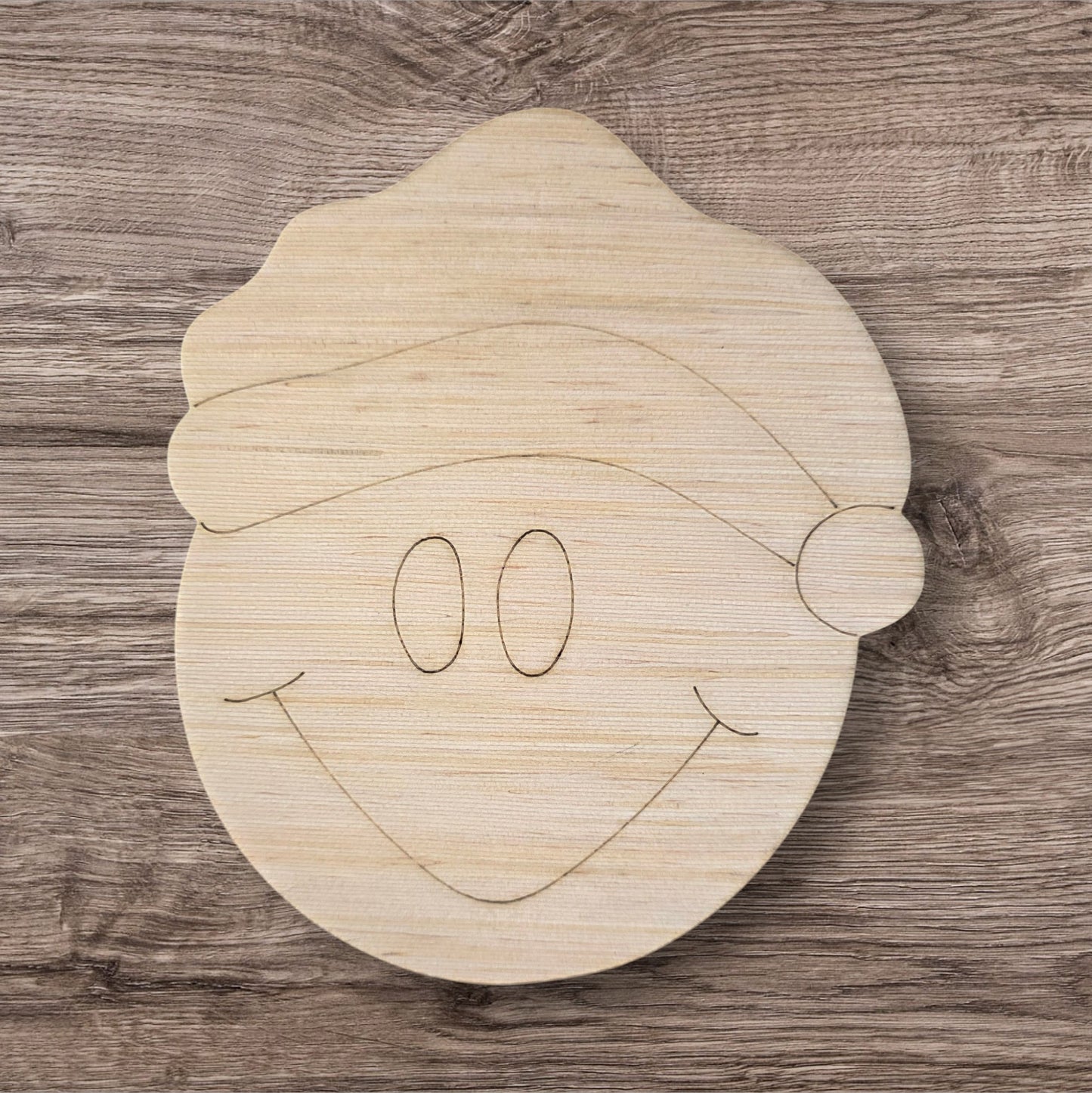 Smiley Santa Ornament (DO-041-O)