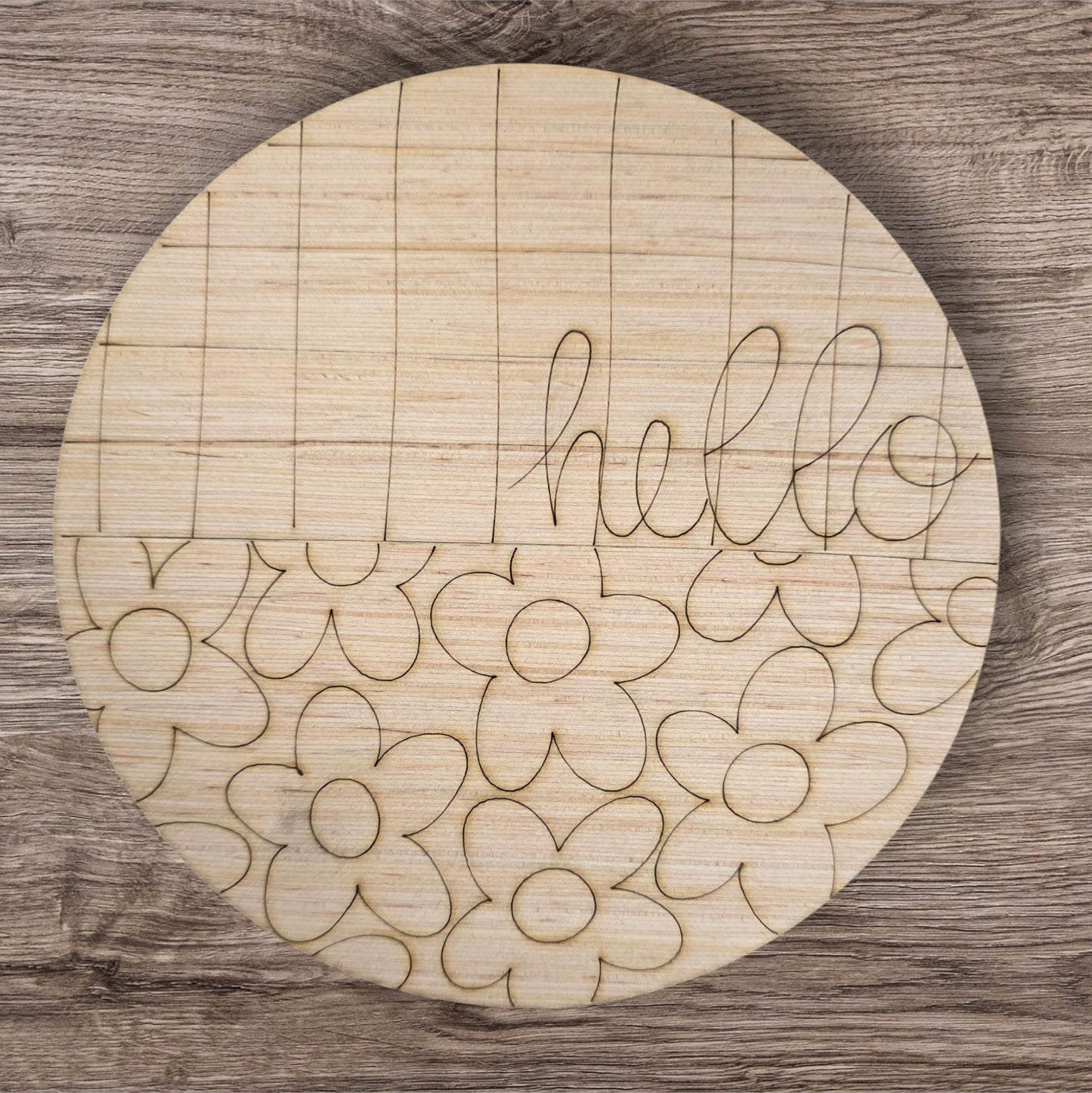Floral Hello Round (DO-016)