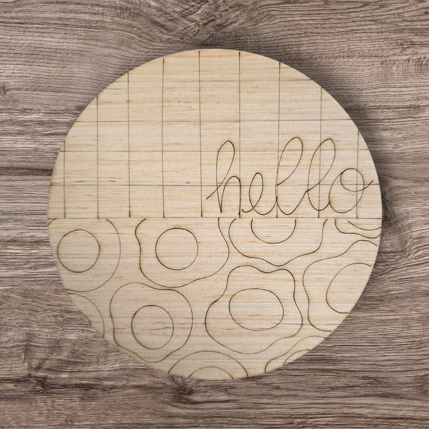 Floral Hello Round (DO-009)