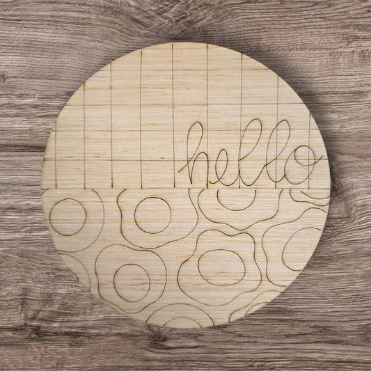 Floral Hello Round (DO-009)
