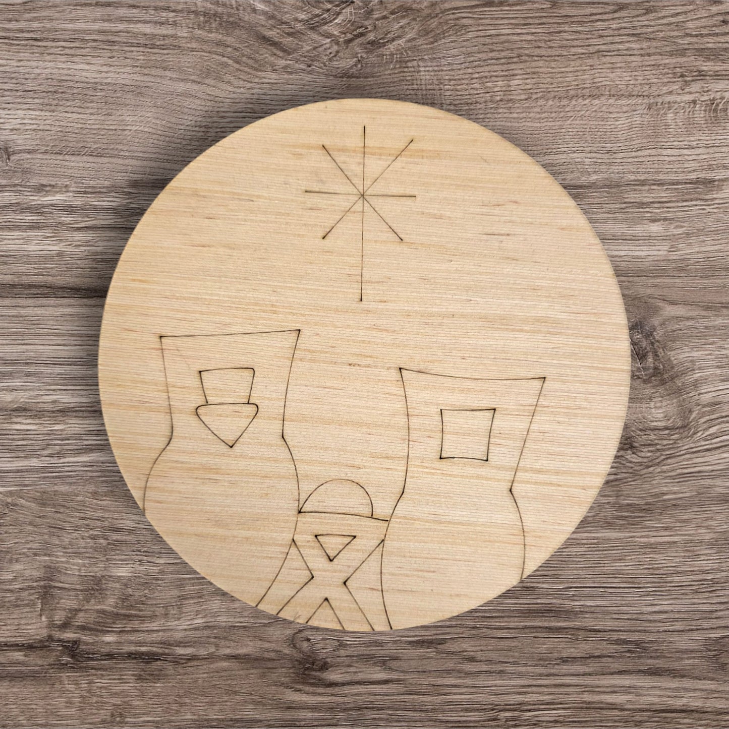 Nativity Round Ornament (DO-031-O)