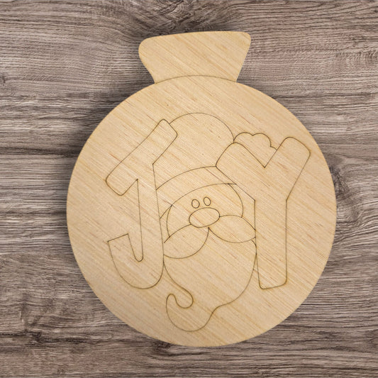 Joy Santa Christmas Ball (DD019)
