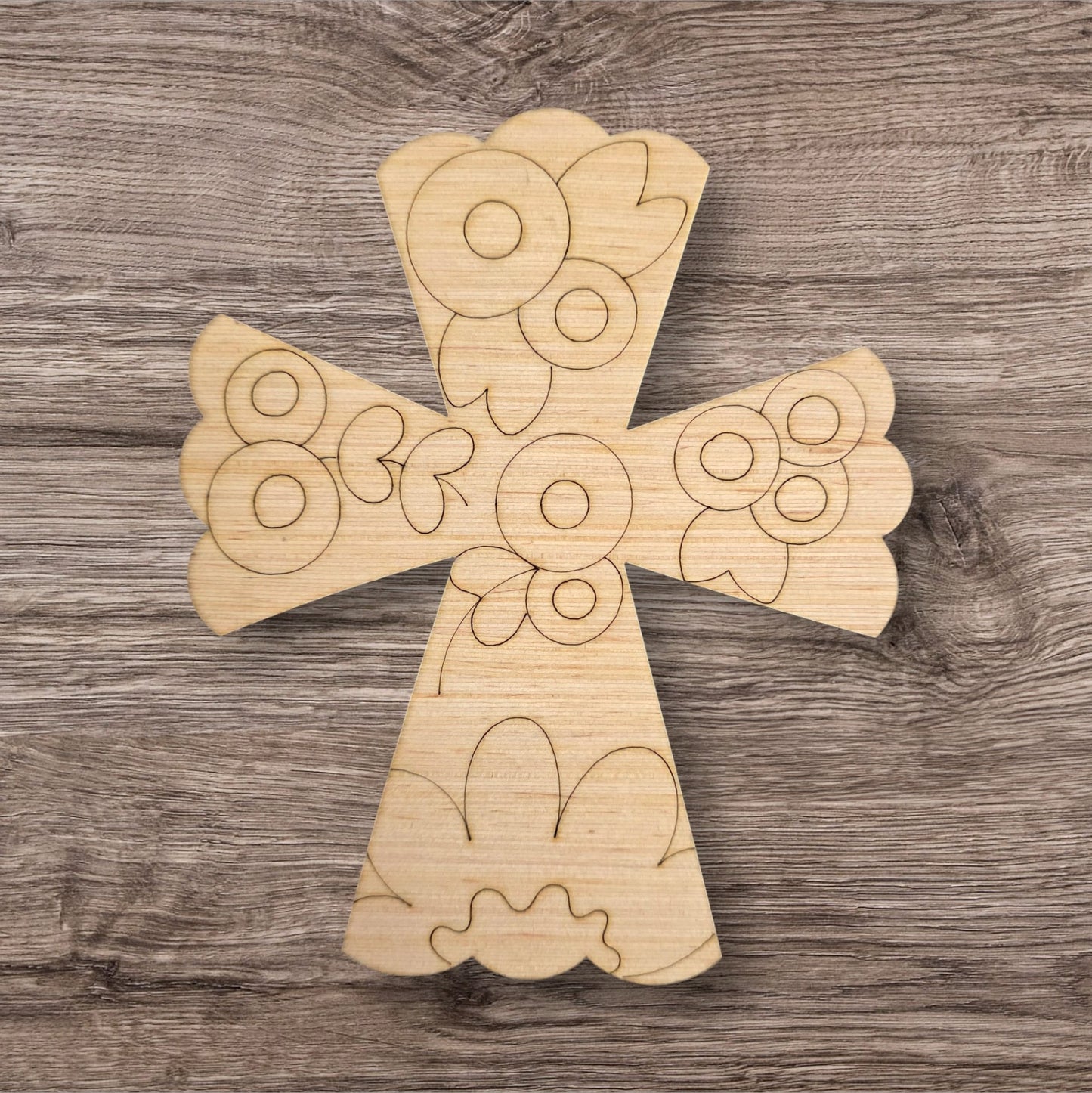 Floral Cross (DO-059)