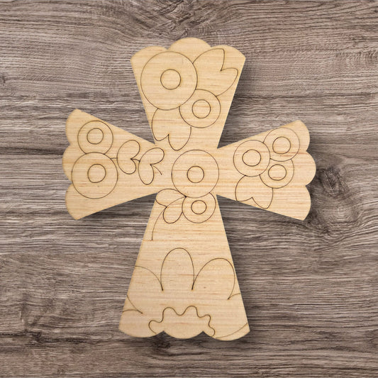 Floral Cross (DO-059)
