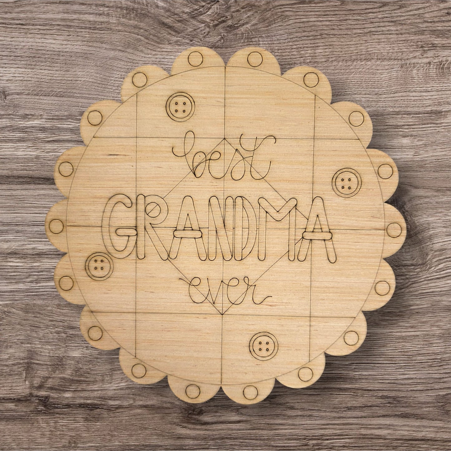 Best Grandma Ever Patchwork Quilt (WP079)