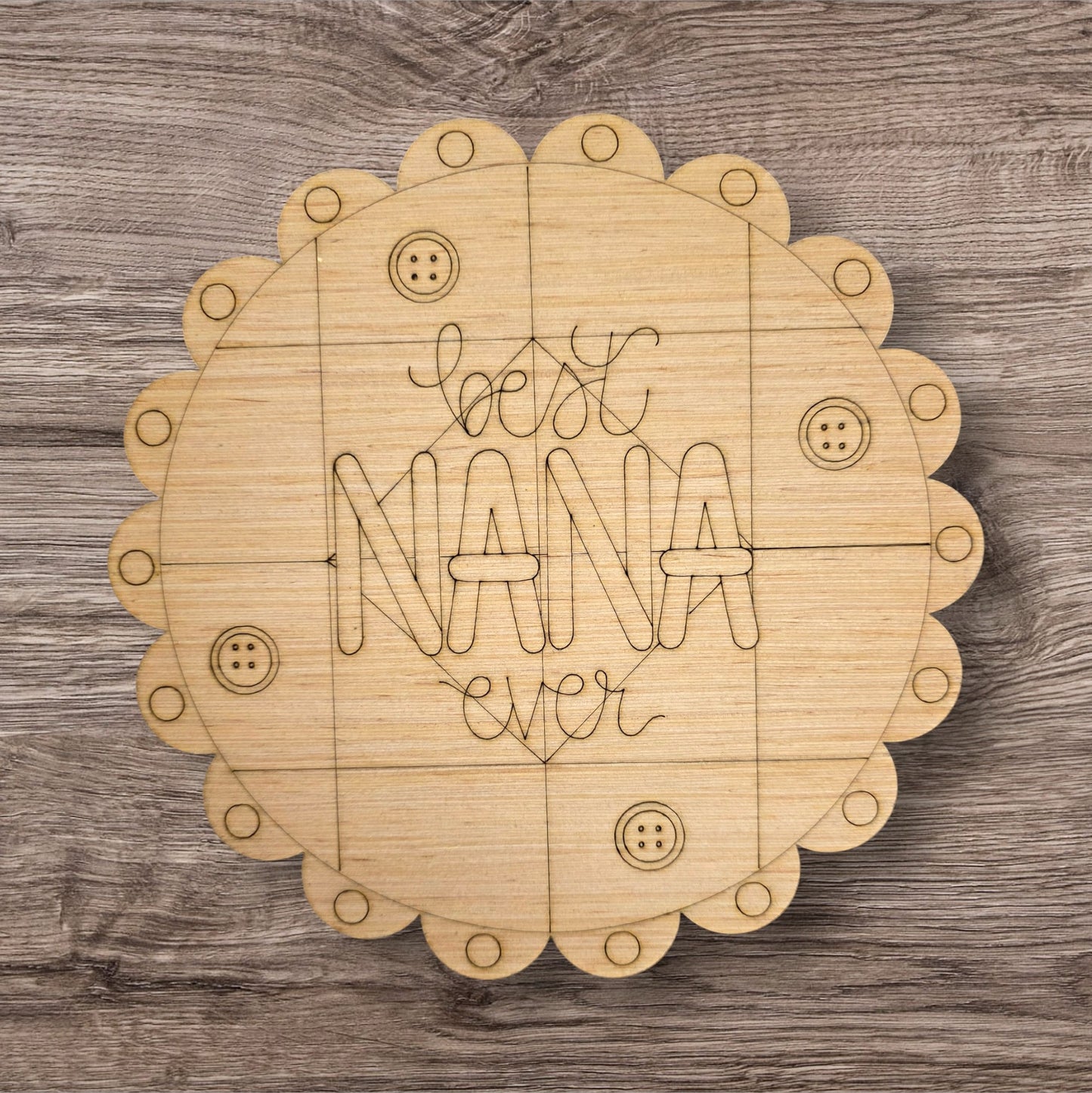 Best Nana Ever Patchwork Quilt (WP080)