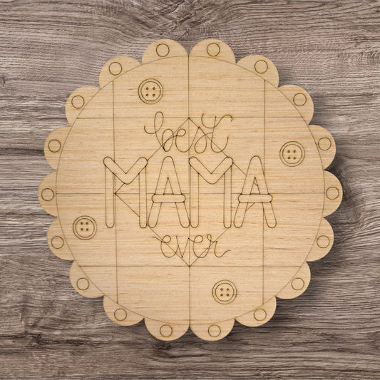 Best Mama Ever Patchwork Quilt (WP081)